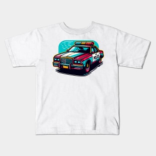 Police Car Kids T-Shirt